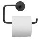 Tutumi 1 ágú falra szerelhető WC papír tartó, fekete REA-77033