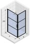 Riho Grid Cubicle GB201 zuhanykabin 800x900 GB2080090