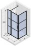 Riho Grid Cubicle XL GB203 zuhanykabin 1100x900 GB2110090