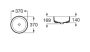 Roca Inspira Round FineCeramic mosdótál R37x14, matt fehér A327523620