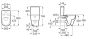Roca Tura monoblokk WC tartály alsó vízbekötéssel, fehér A341691000