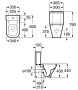 Roca The Gap kompakt monoblokk WC csésze A34273700H KIFUTÓ TERMÉK