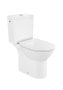Roca Debba kompakt WC csésze hátsó bekötéssel és Duroplast ülőkével, fehér A34D995000