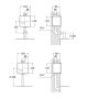 Roca Sentronic süllyesztett elektronikus piszoárszelep A525165203, 4db 1,5 V elemes kivitel