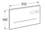 Roca EP2 elektronikus nyomólap, 2 mennyiségű öblítés, fehér A890104009