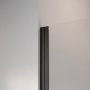 Radaway NES KDJ I balos szögletes zuhanyajtó 100x200 cm átlátszó üveg, fekete profilszín 10022100-54-01L