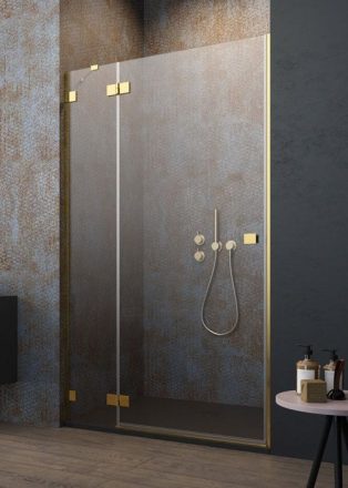 Radaway Essenza Pro Gold DWJ 130 cm zuhanyajtó, balos 100991300901L