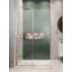 Radaway Furo Gold 120 balos Walk-in zuhanyajtó 63,8x200 cm, átlátszó üveg, arany profilszín 101066380901L