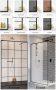 Radaway Idea Black KDS balos zuhanykabin ajtó 100x200 cm átlátszó üveggel, fekete profil 10115100-54-01L