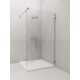 Radaway Euphoria Walk-in V zuhanyfal 130x200 cm, átlátszó üveg, króm profilszín 3831150101