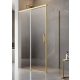 RADAWAY Idea Gold KDJ S1 jobbos zuhanyfal 75 cm, arany 3870490901R