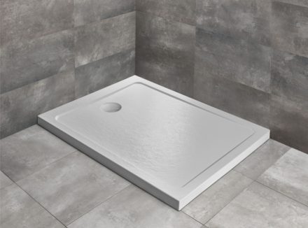 Radaway Doros Stone F zuhanytálca 140x80 ajándék szifonnal, fehér SDRF1480-01-04S