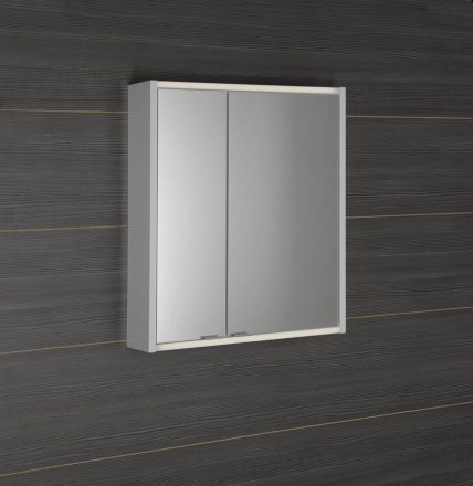 Sapho Batu fürdőszobai tükrösszekrény LED világítással 60x71x15 cm, fehér 1141120