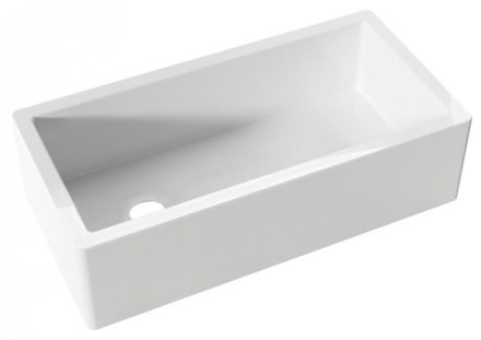 Sapho Kerasan Essex beépíthető kerámia mosogató 91x45,6 cm, fehér 541201