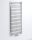 Sapho Bruckner Albrect acél radiátor középső bekötéssel 600x1570 mm, króm 600.118.1