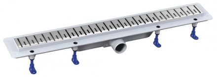 Polysan Klaver padlóösszefolyó inox ráccsal 710 mm, inox 73721