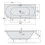 POLYSAN Viva aszimmetrikus SLIM akril kád 175x80x47 cm, jobbos / fehér 78119S