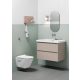 Sapho Gsi Norm Swirlflush fali WC csésze 50x36 cm, fehér 861611