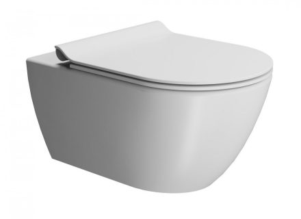 Sapho Gsi Pura SWIRLFLUSH fali WC csésze 55x36 cm, matt fehér 881509