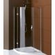 Sapho Gelco Legro íves zuhanykabin 90x90 cm átlátszó üveg, króm profil GL6590