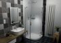 Sapho Gelco Legro íves zuhanykabin 90x90 cm átlátszó üveg, króm profil GL6590