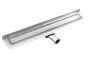 Sapho Gelco Manus 950 mm inox lefolyó Piastra burkolható ráccsal, inox GMP95