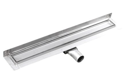 Sapho Gelco Manus 1250 mm inox lefolyó Piastra burkolható ráccsal, inox GMP98