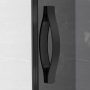 Sapho Gelco Sigma Simply 90x90 cm zuhanykabin átlátszó üveggel, matt fekete GS2190BGS2190B