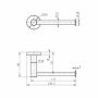 Sapho X-Round tartalék WC papírtartó, króm XR723