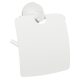 Bemeta White fali WC papírtartó fedéllel 140x155x80 mm, fehér 104112014 (XR732W)