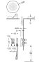 Tres Project falsík alatti termosztátos zuhanyrendszer, rozsdamentes acél hatású 20635204AC