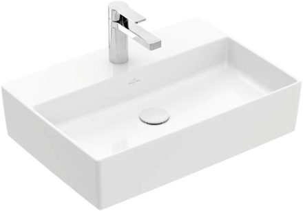 Villeroy & Boch Memento 2.0 Mosdó túlfolyó nélkül 60x42 cm, fehér alpin 4A076101