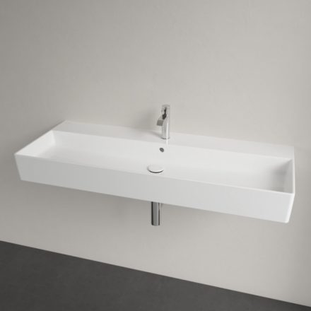 Villeroy & Boch Memento 2.0 Mosdó túlfolyóval 120x47 cm, CeramicPlus felület, stone white 4A22CLRW