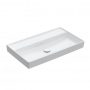 Villeroy & Boch Collaro Beépíthető mosdó 80x47 cm, CeramicPlus felület, csaplyuk és túlfolyó nélkül, stone white 4A3383RW