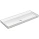 Villeroy & Boch Collaro Beépíthető mosdó 120x47 cm, CeramicPlus felülettel, csaplyuk és túlfolyó nélkül, stone white 4A33C3RW