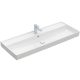 Villeroy & Boch Collaro Beépíthető mosdó 120x47 cm, CeramicPlus felület, Stone White 4A33C5RW