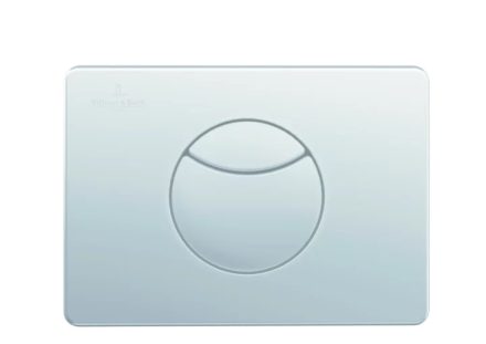 Villeroy & Boch ViConnect dual flush nyomólap, szálcsiszolt króm 92248569