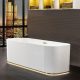 Villeroy & Boch Finion szabadonálló Quaryl fürdőkád 170x70 Emotion funkcióval Gold, fehér UBQ177FIN7A300V101