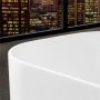 Villeroy & Boch Finion Colour on Demand Quaryl fürdőkád 170x70 Design gyűrűvel Gold, fehér UBQ177FIN7A3BCV201