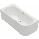 Villeroy & Boch Oberon 2.1 Quaryl fürdőkád 180x80, balos / alpesi fehér UBQ180OBN9CL00VD01