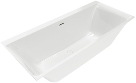 Villeroy & Boch Subway 3.0 Quaryl® fürdőkád 180x80 túlfolyóval és kádlábbal UBQ180SBW2DV-01